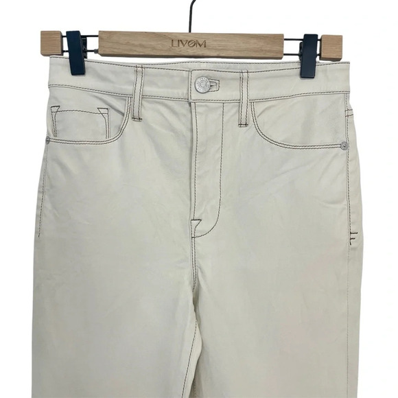 FRAME le high  straight faux leather pants , sz 27 - Picture 7 of 11